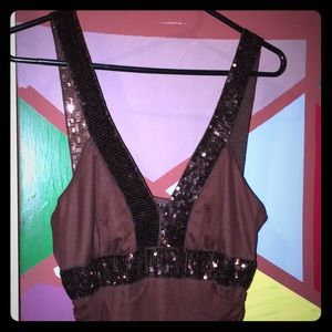 A brown B. S Mary dress